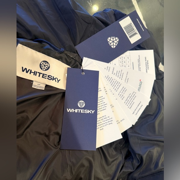 Women's Black DOWN Filled Ski Jacket NWT - Picture 10 of 15